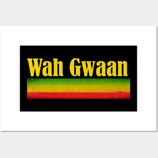 Wah Gwaan, Rasta Slogan, Reggae Posters and Art